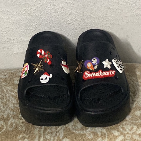 French laundry 5% spandex Jack & Sally cardigan 2X+CROCS Platforms sz9 - Picture 6 of 17